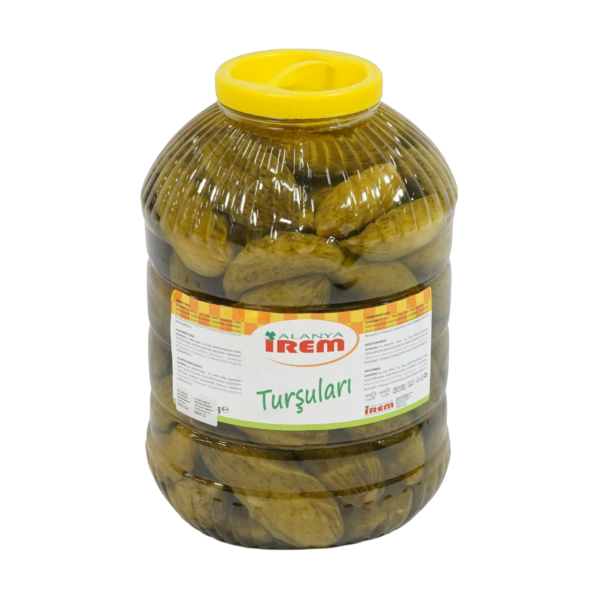 Alanya İrem Çizgili Acur Turşusu (10 kg Pet)