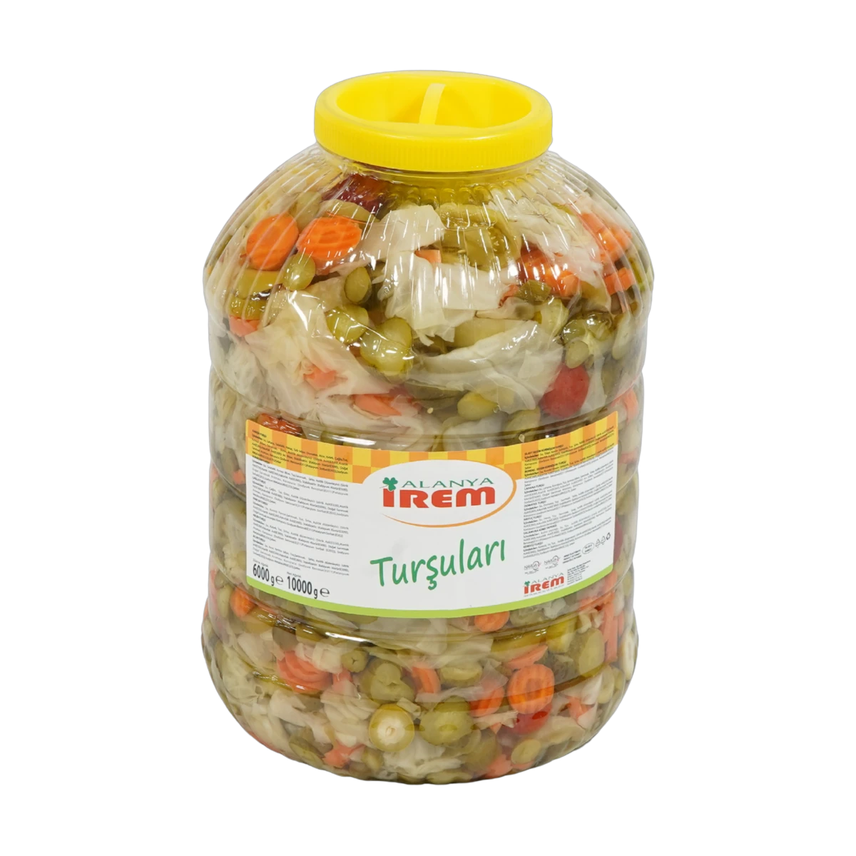 Alanya İrem Karışık (Türlü) Turşu (10 kg Pet)