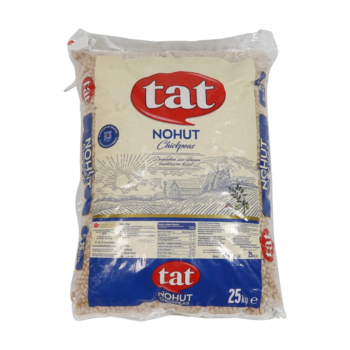Tat Bakliyat Koçbaşı Nohut 9 mm (25 kg)