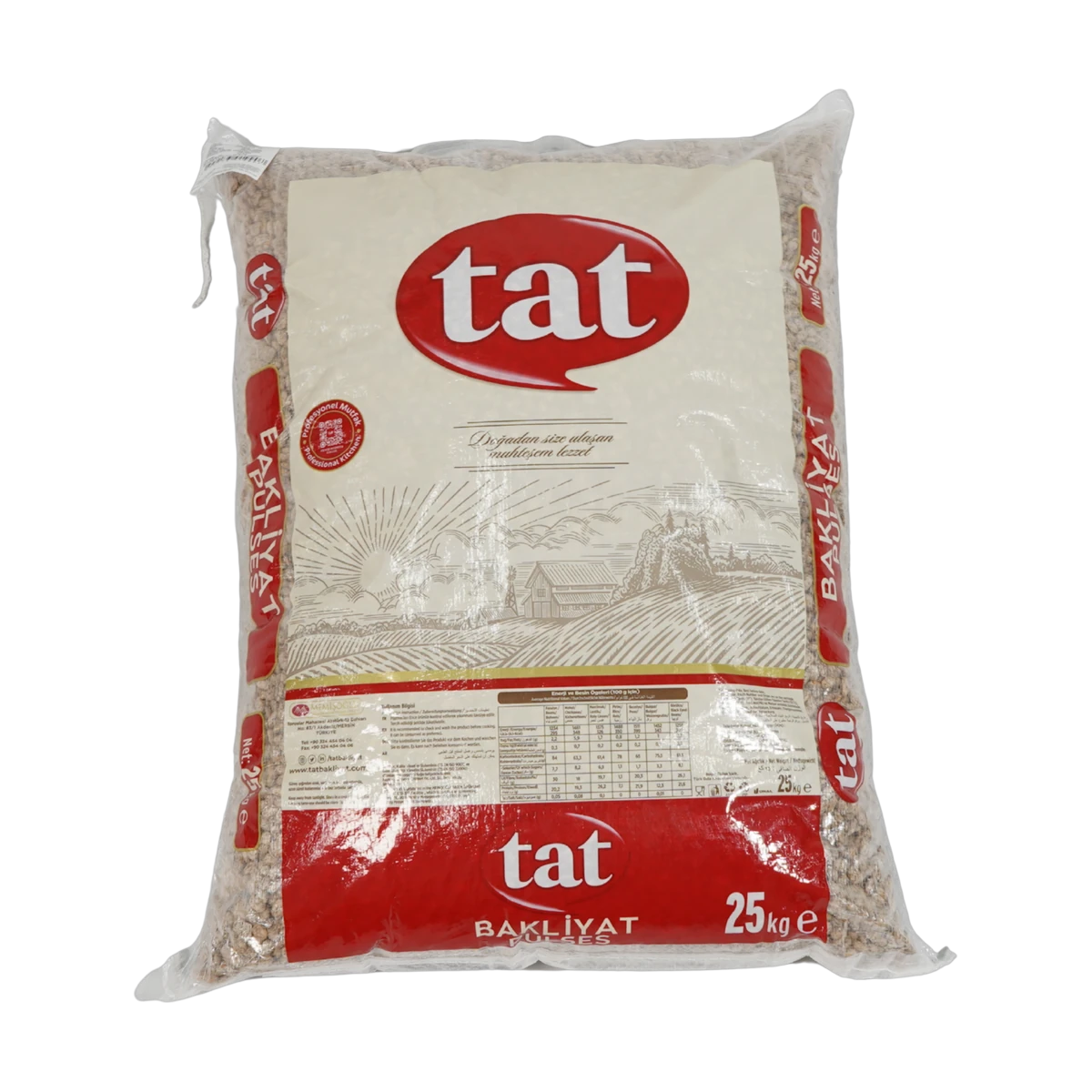 Tat Bakliyat İspir / Sıra Barbunya (25 kg)