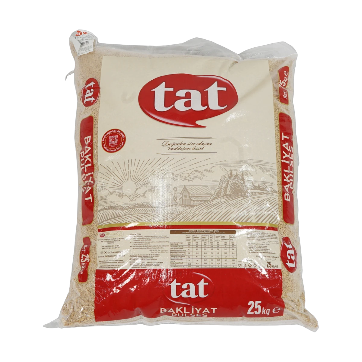 Tat Bakliyat Sarı Mercimek (25 kg)