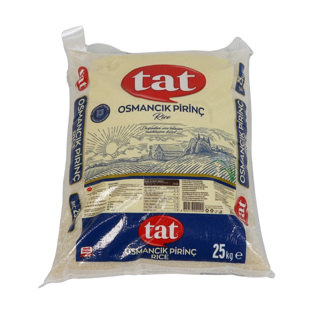 Tat Bakliyat Osmancık Pirinç (25 kg)