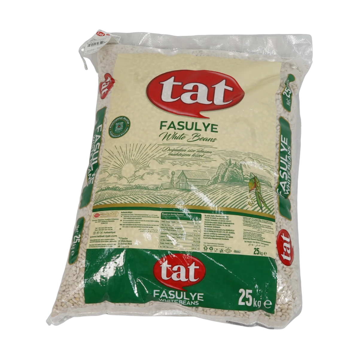 Tat Bakliyat Dermason Kuru Fasulye (25 kg)