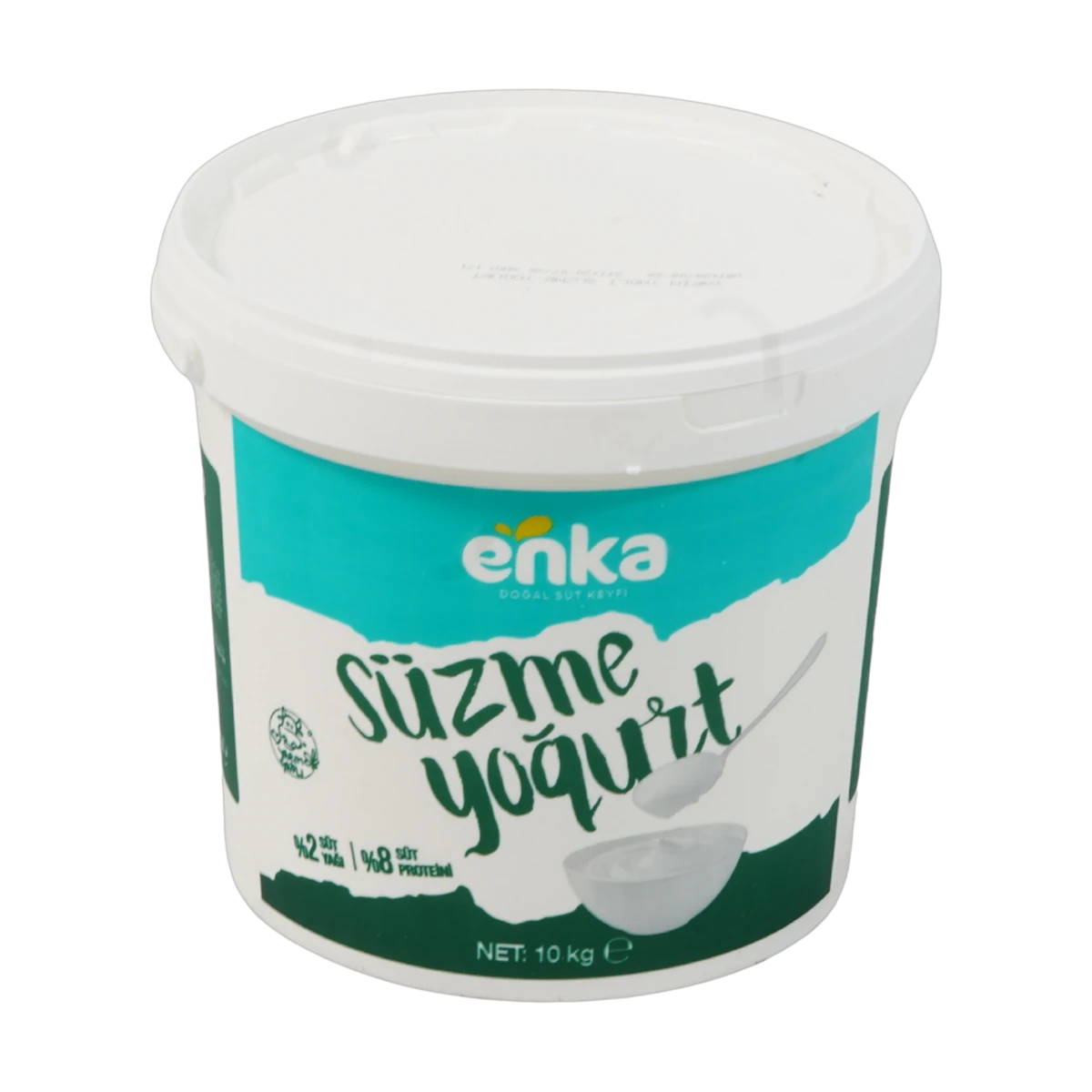 Enka Doğal Süt Keyfi Süzme Yoğurt (10 kg Kova)