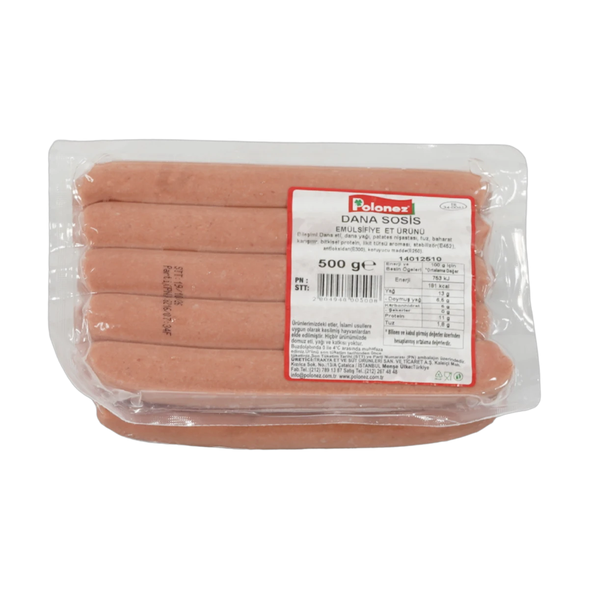 Polonez Dana Sosis (500g Paket)