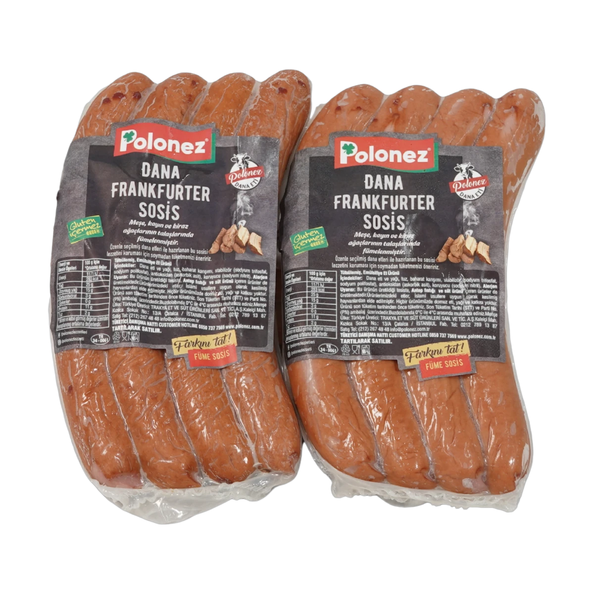Polonez Dana Frankfurter Sosis (Kırmızı & Beyaz Koli)