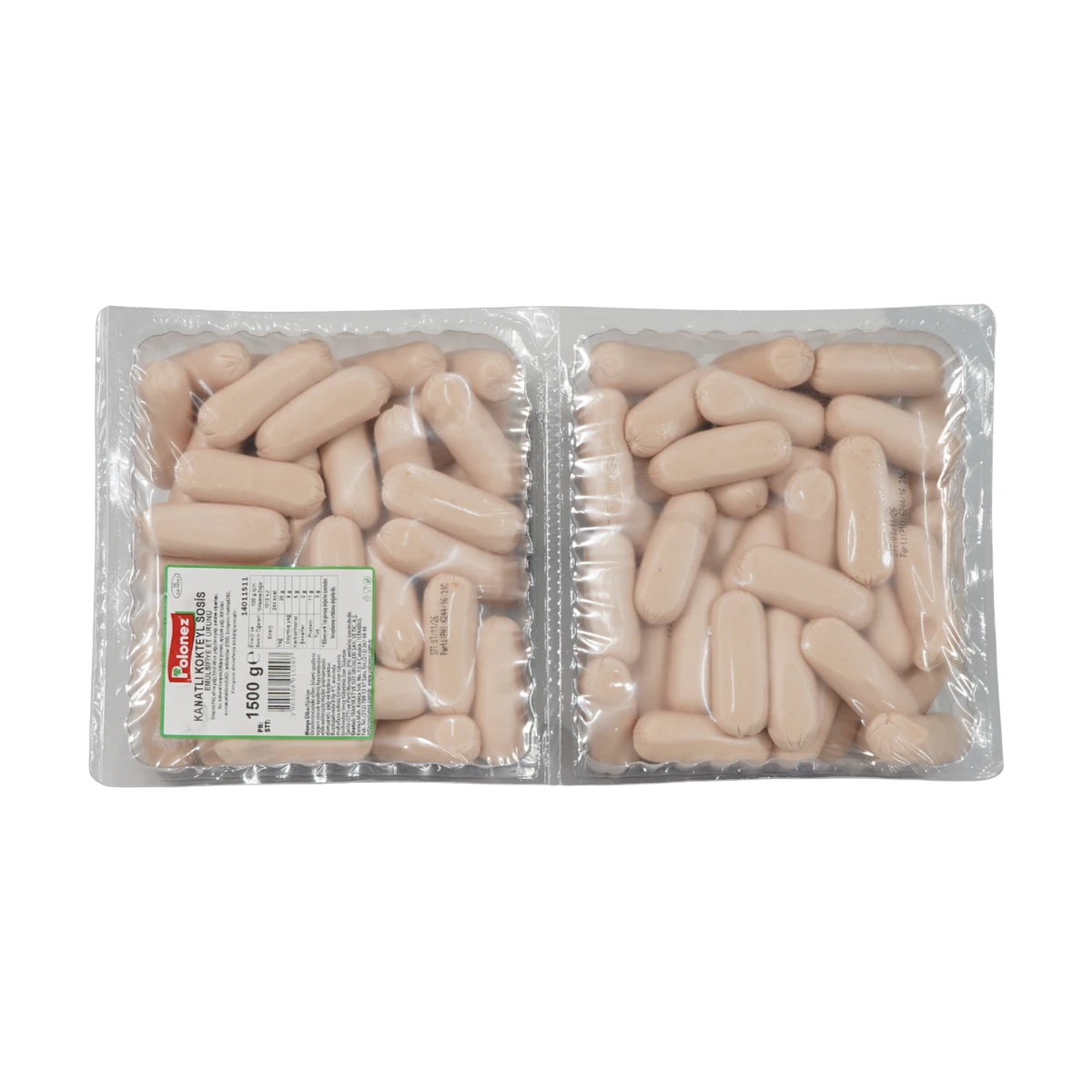 Polonez Kanatlı Kokteyl Sosis İkili Paket (1500g)